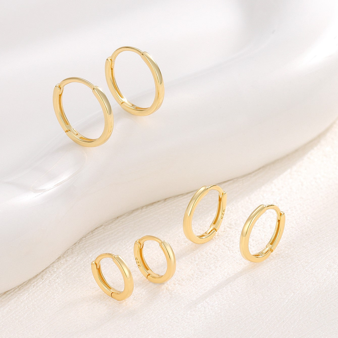 Gold Hoop Earrings