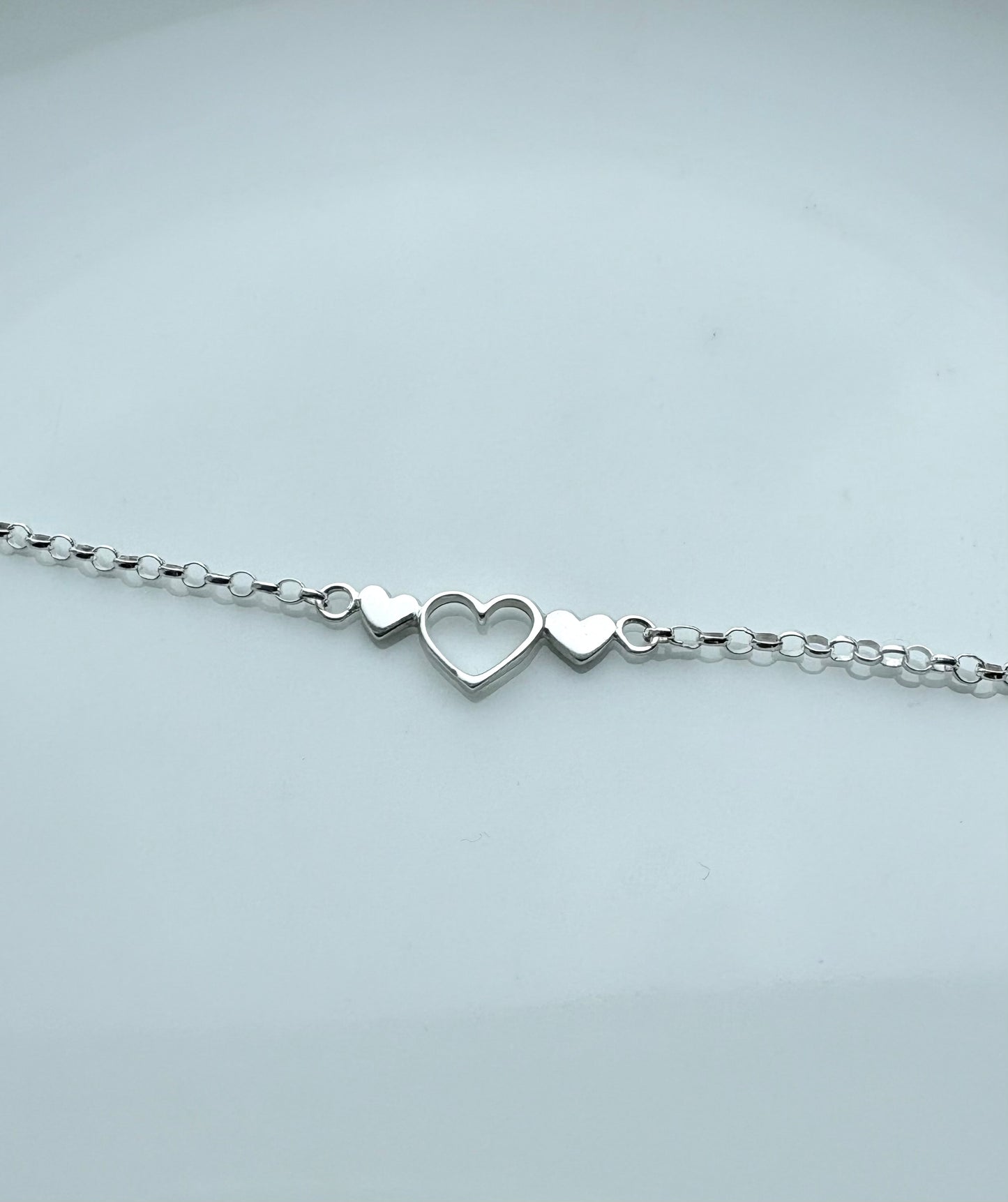 Silver Heart Bracelet
