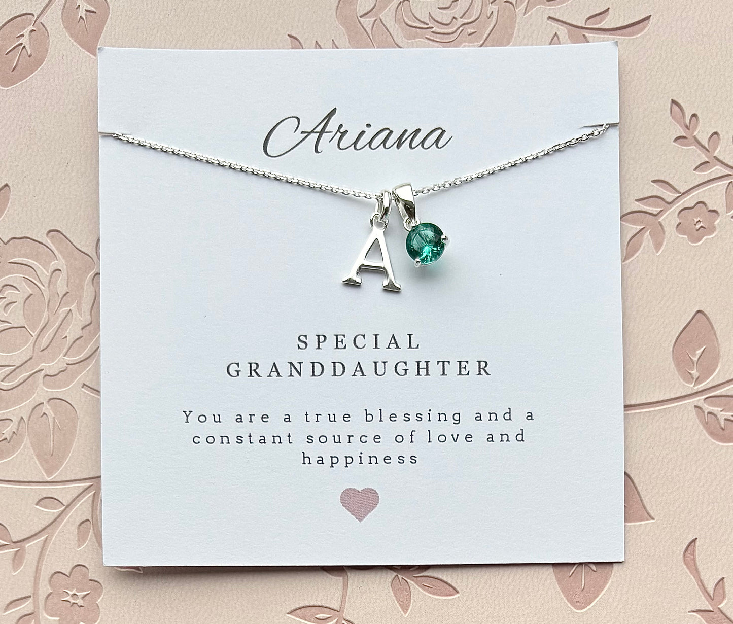 Granddaughter gift jewellery