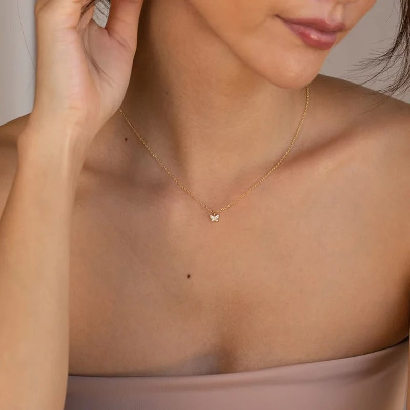 Butterfly Pendant Necklace