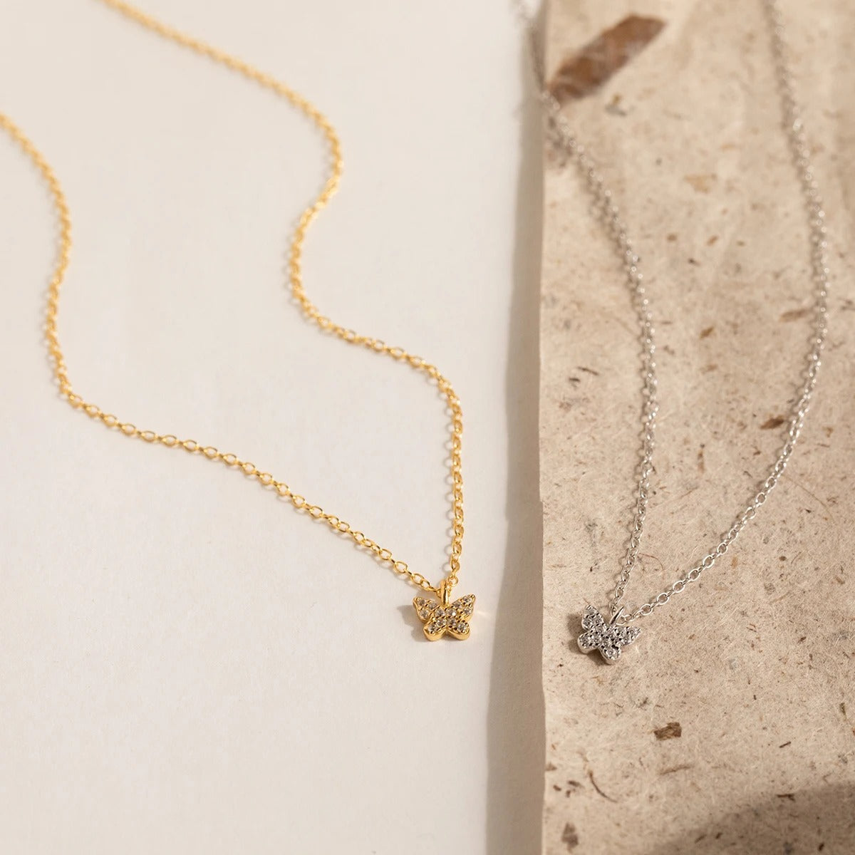 Butterfly Pendant Necklace