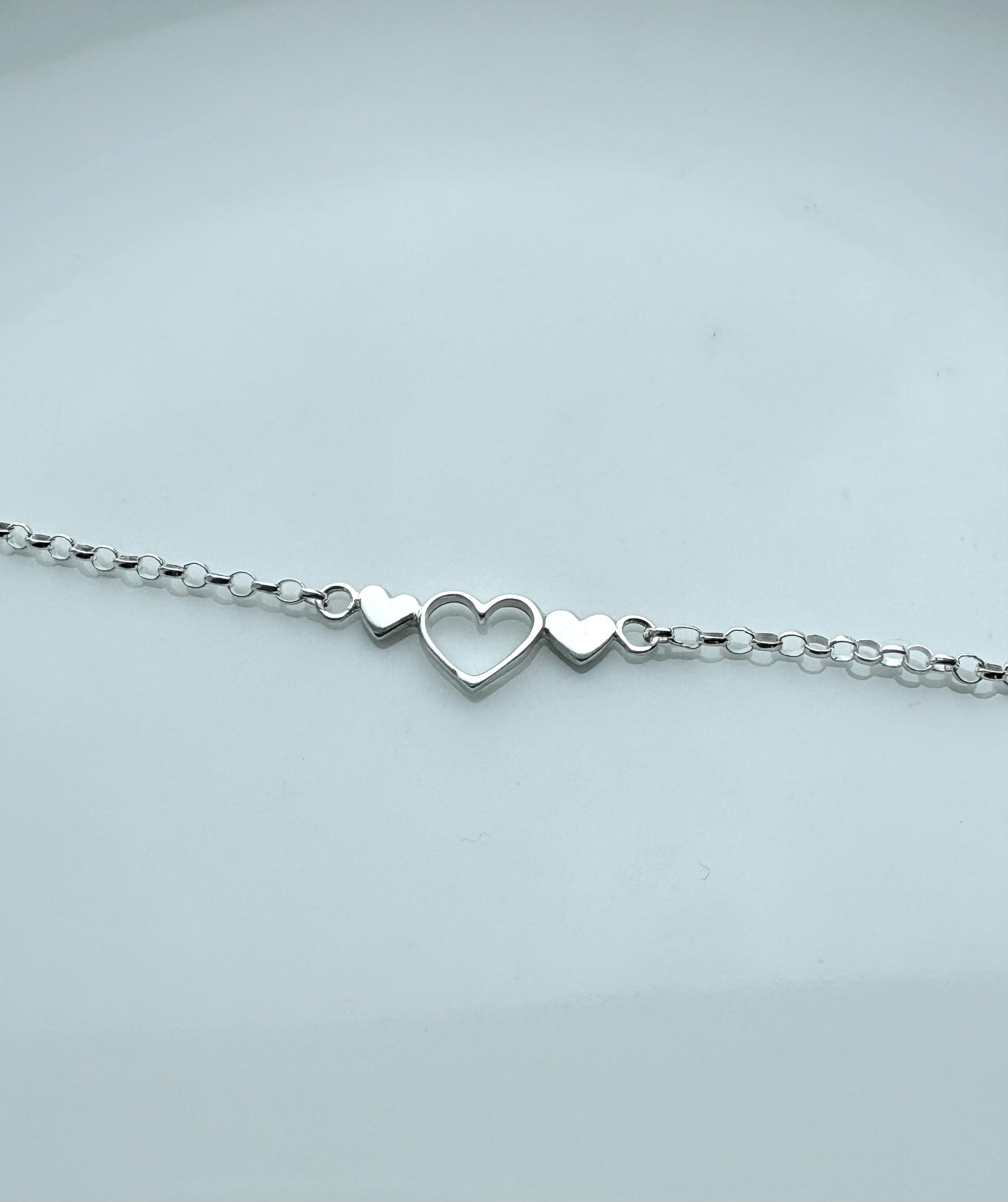 Silver Heart Bracelet