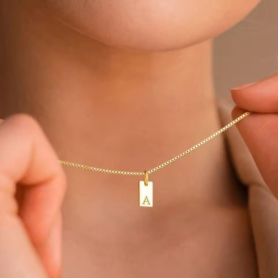 Initial necklace