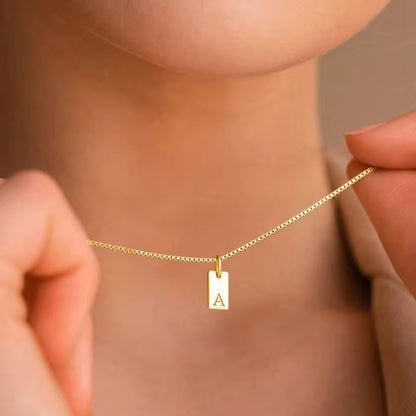 Initial necklace