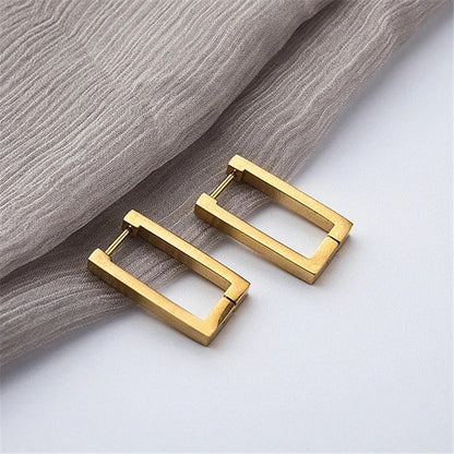 Geometric Rectangle Earrings
