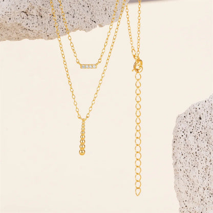 Diamond Layer Chain Necklace