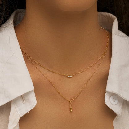 Diamond Layer Chain Necklace