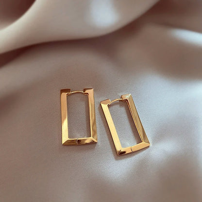 Geometric Rectangle Earrings